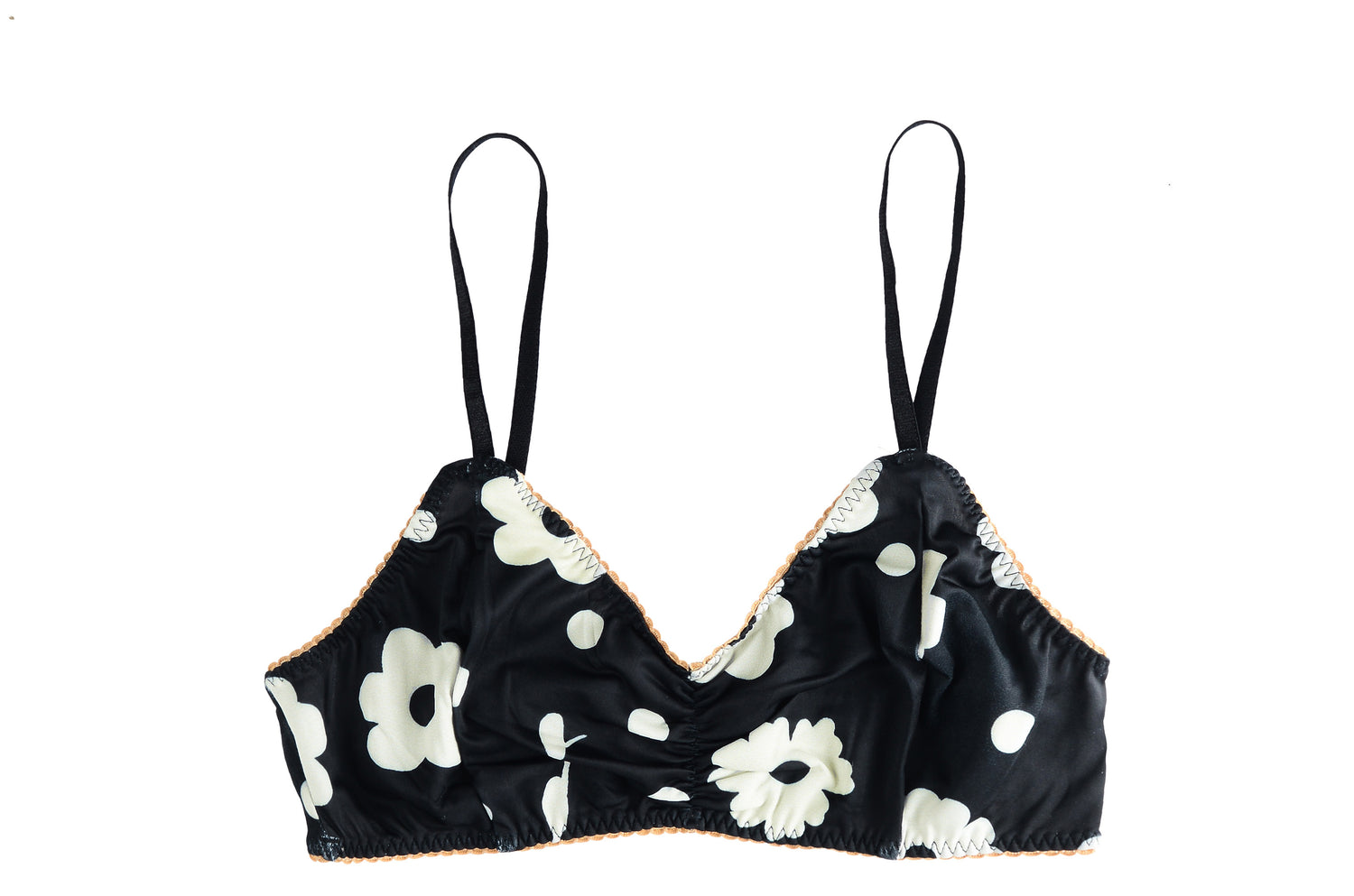 Black straps BERTY Bralette