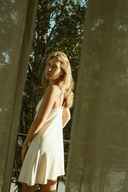 POINTELLE Cotton ALMOND Nightie