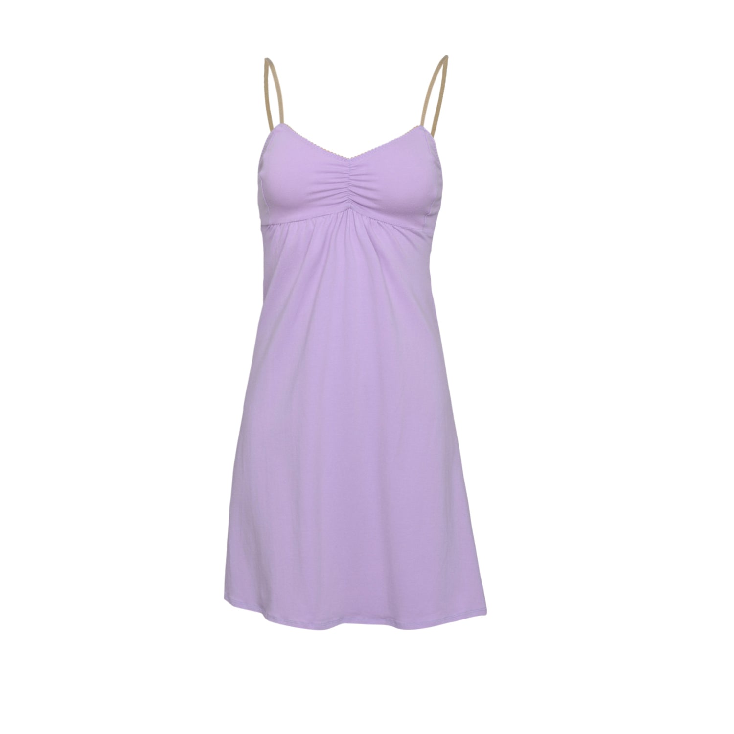 SHORT Cotton LILAC Nightie