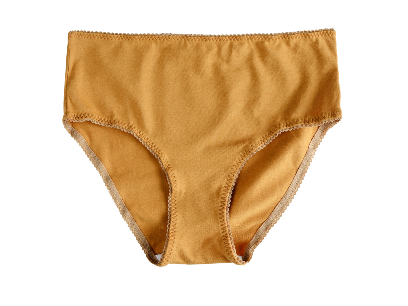 Cotton MUSTARD High Waisted Bottoms