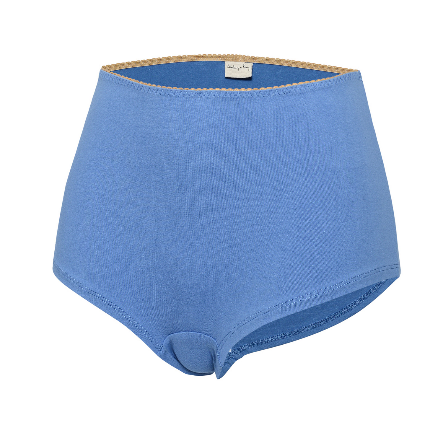 Cotton STEEL BLUE Boyleg Bottoms