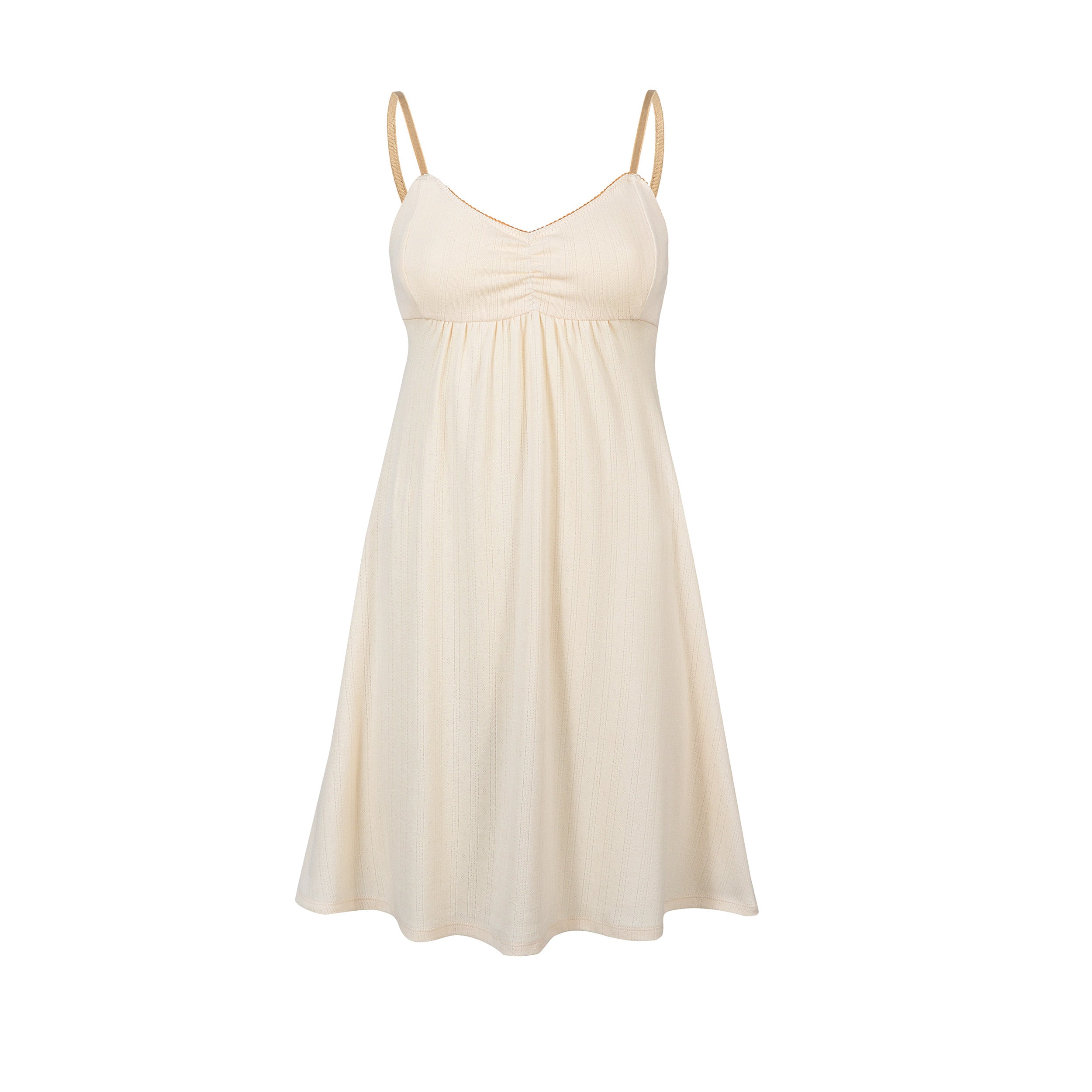POINTELLE Cotton ALMOND Nightie