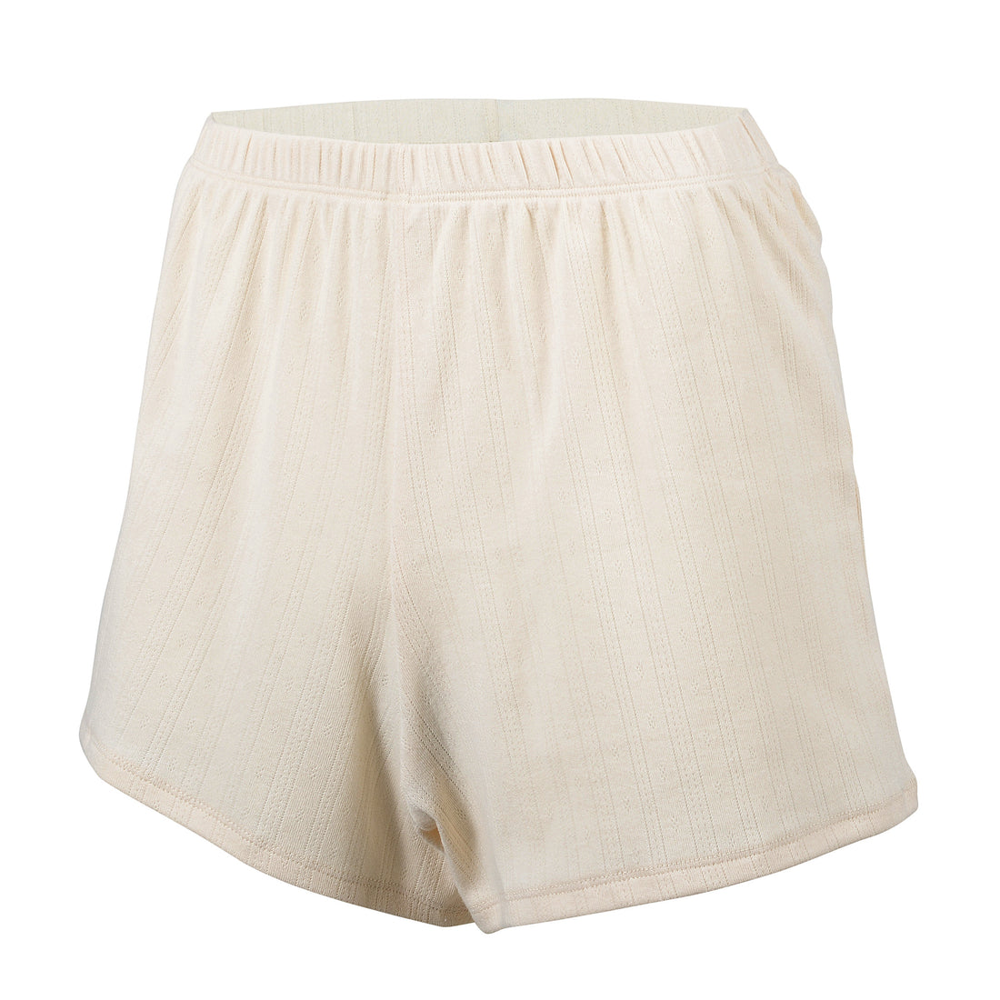 POINTELLE Cotton ALMOND Shorts
