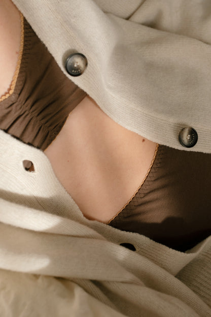 Cotton COCOA BUTTER Bralette