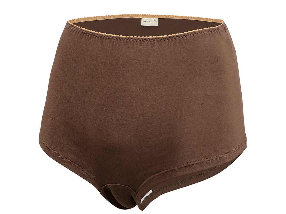 Cotton COCOA BUTTER Boyleg Bottoms