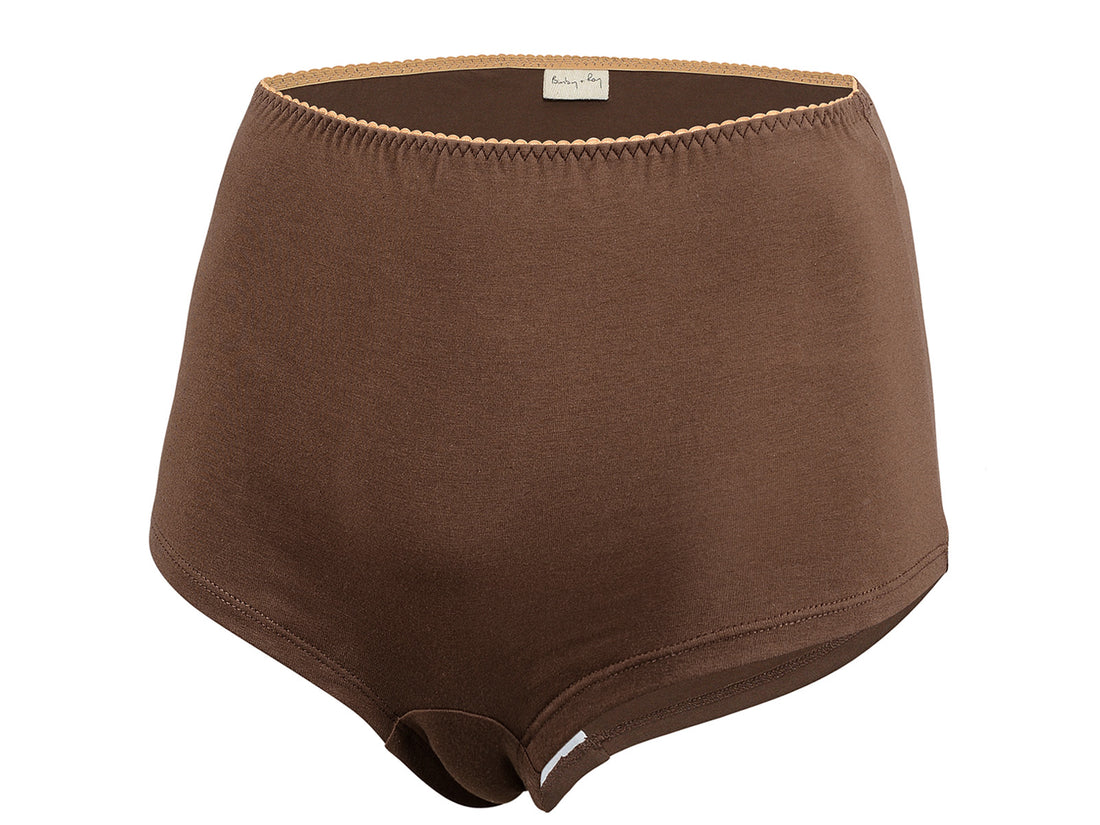 Cotton COCOA BUTTER Boyleg Bottoms