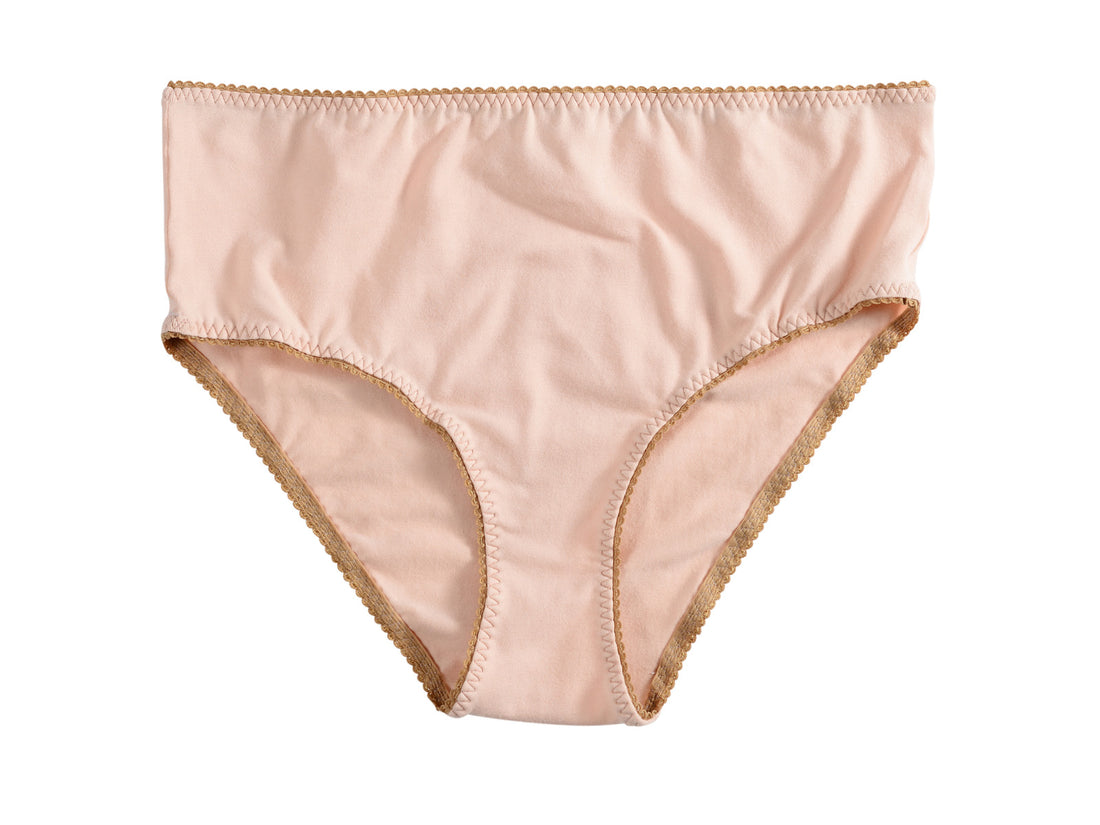 Cotton BLUSH High Waisted Bottoms