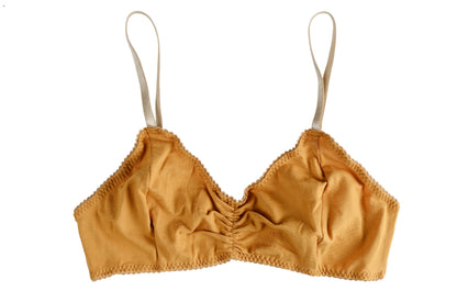 Cotton MUSTARD Bralette
