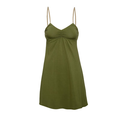 Cotton OLIVE GREEN Nightie