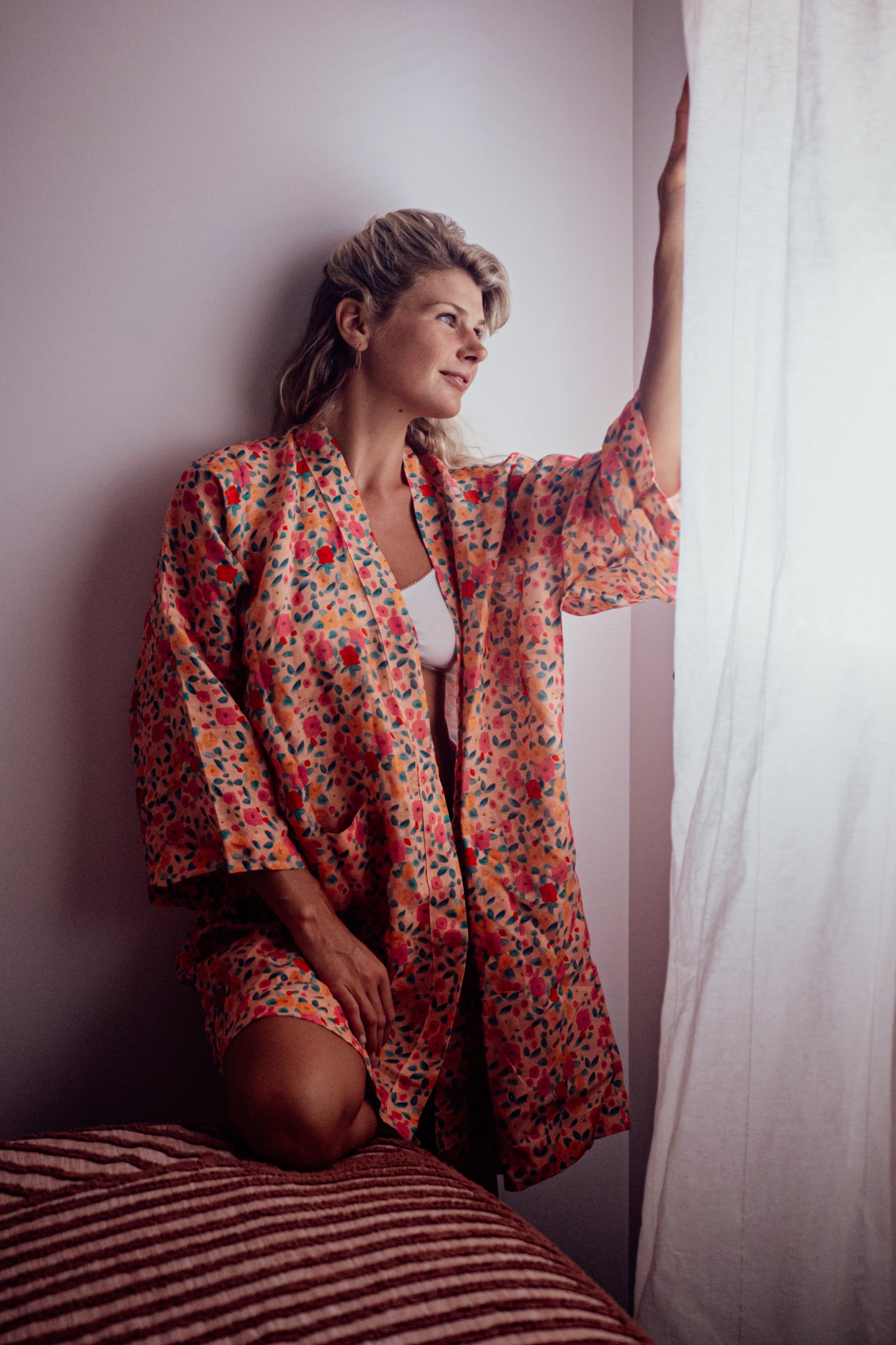 SHORT LOLOMA Linen Robe