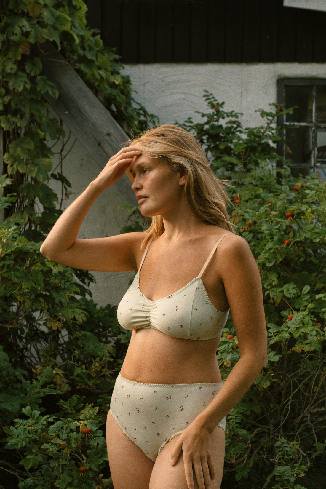 SAMPLE/SECONDS COTTON POSY Bralette