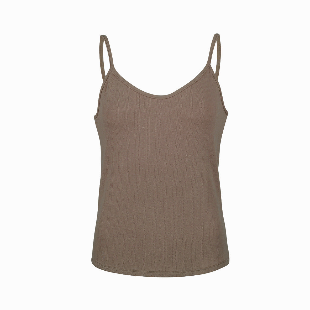 POINTELLE Cotton MUSHROOM Singlet