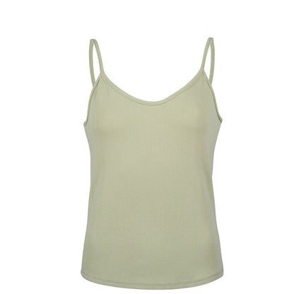 POINTELLE Cotton Pistachio Singlet