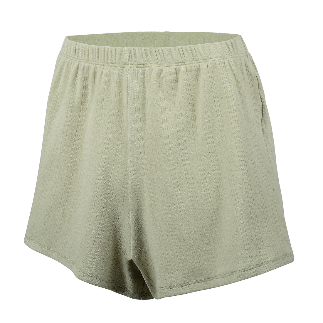 POINTELLE Cotton PISTACHIO Shorts