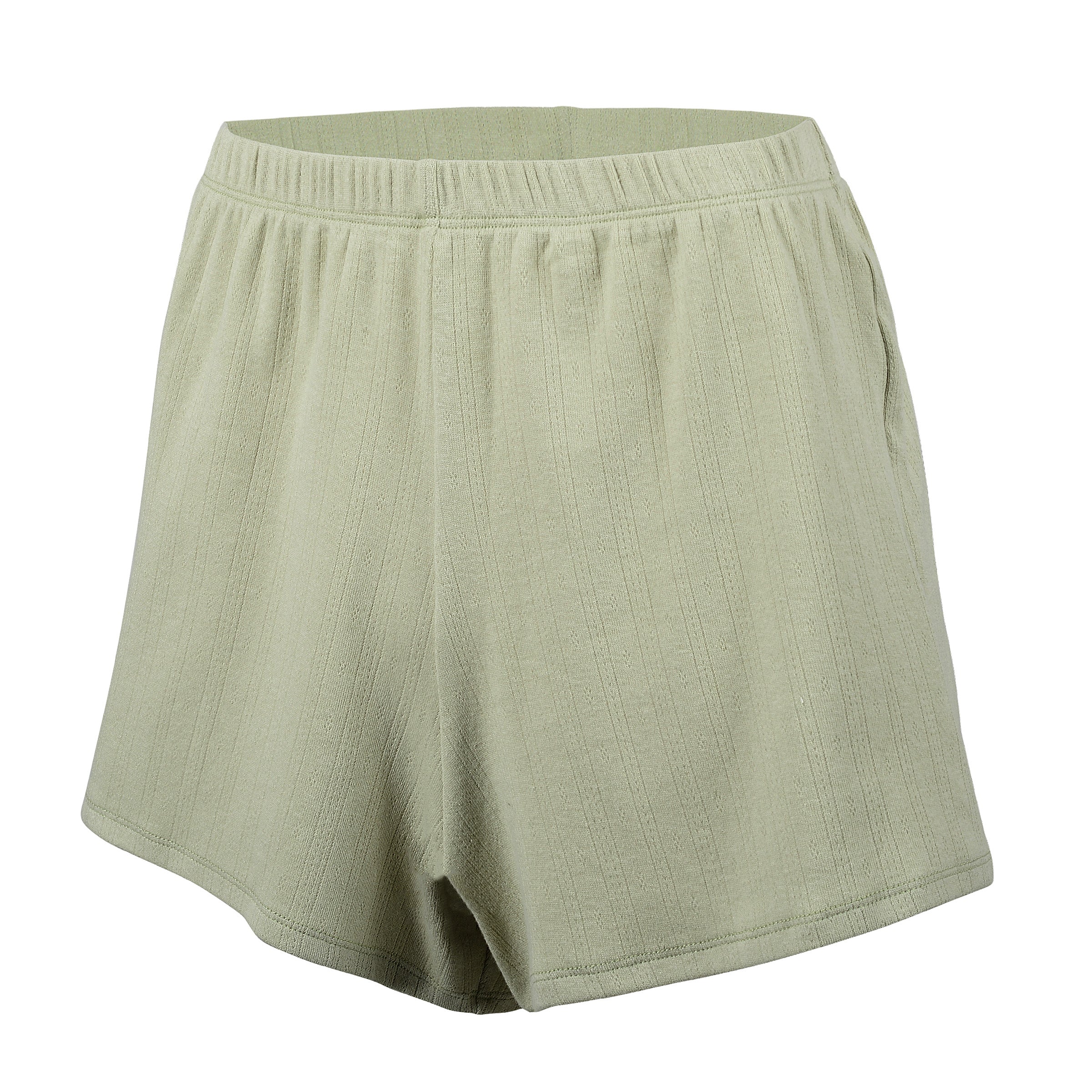 POINTELLE Cotton PISTACHIO Shorts