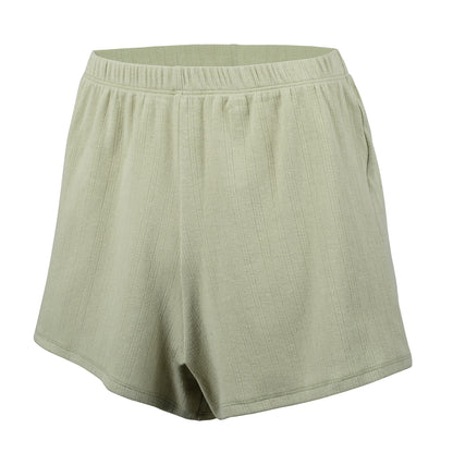 POINTELLE Cotton PISTACHIO Shorts