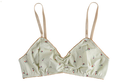 SAMPLE/SECONDS COTTON POSY Bralette