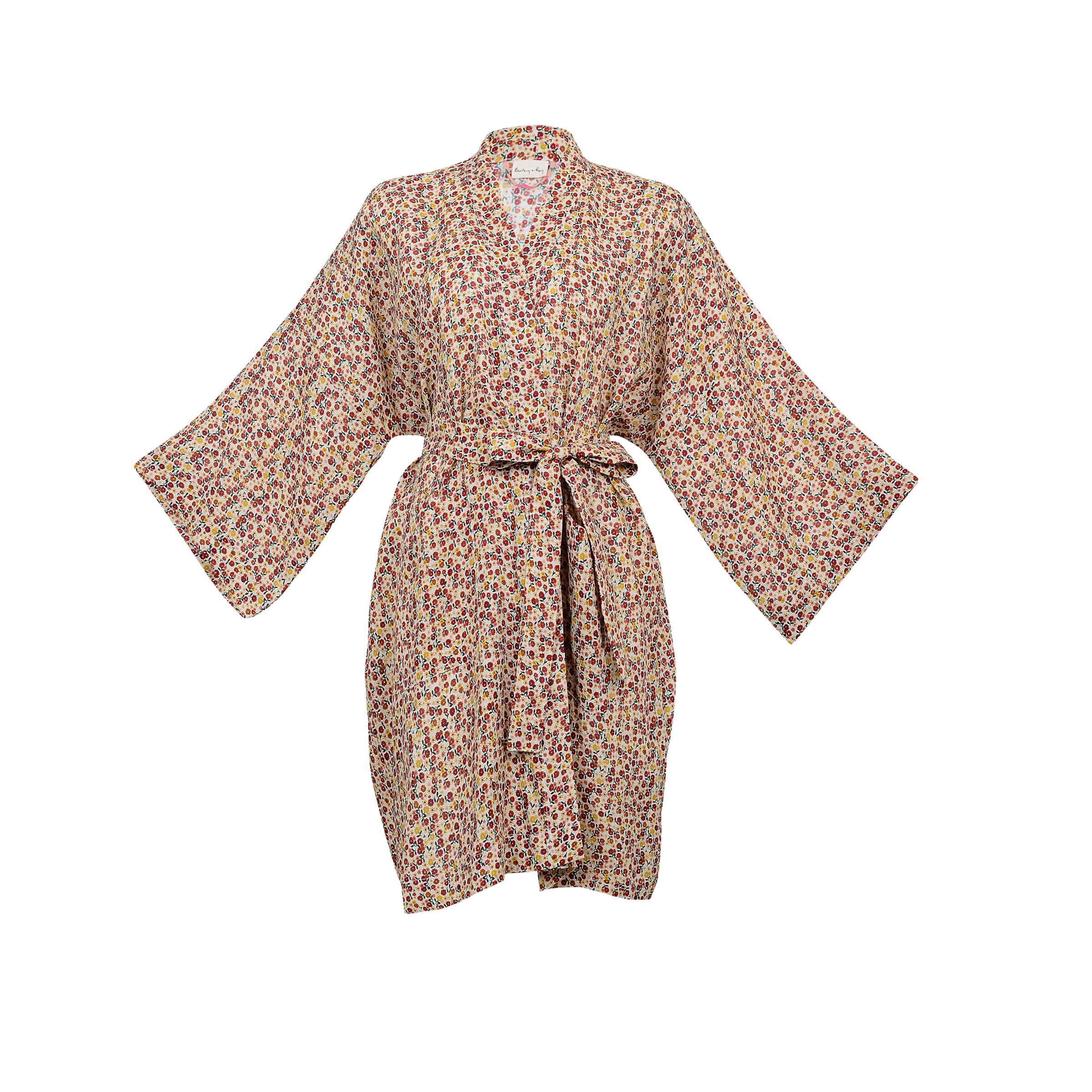 SHORT SIGA Linen Robe