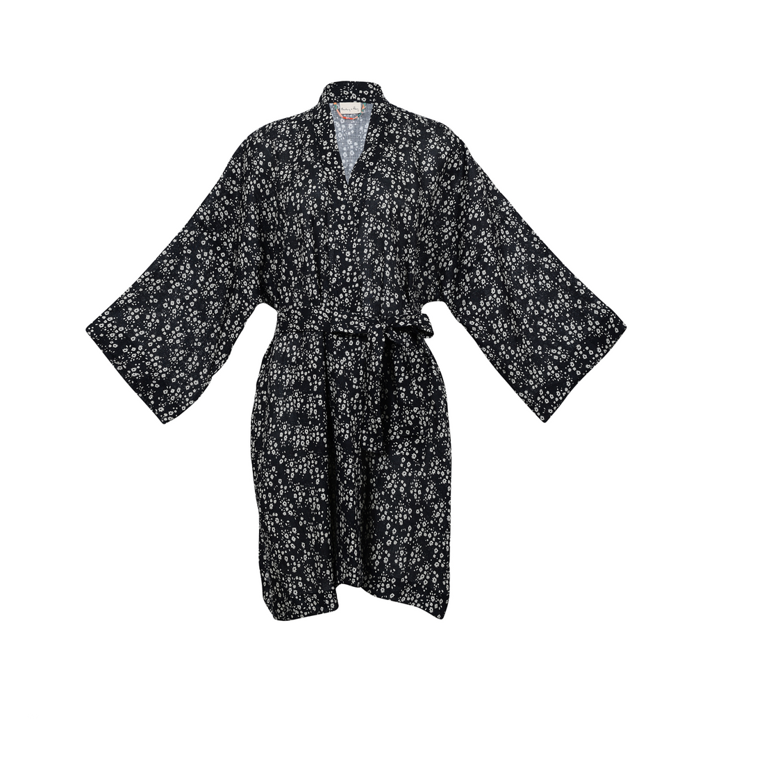 SHORT SOGO Linen Robe