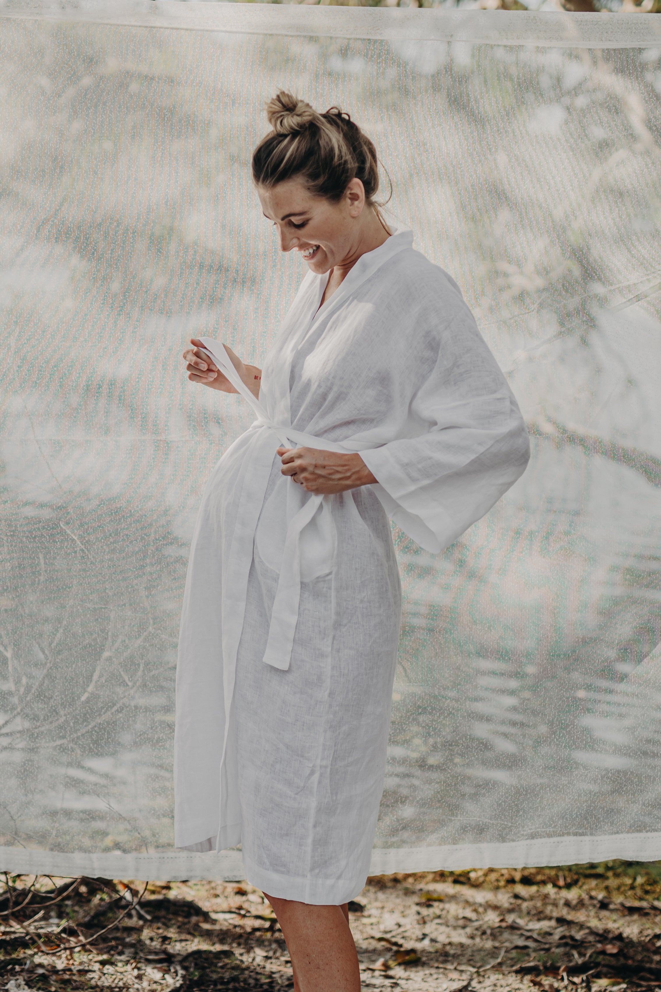 NILA Linen Robe